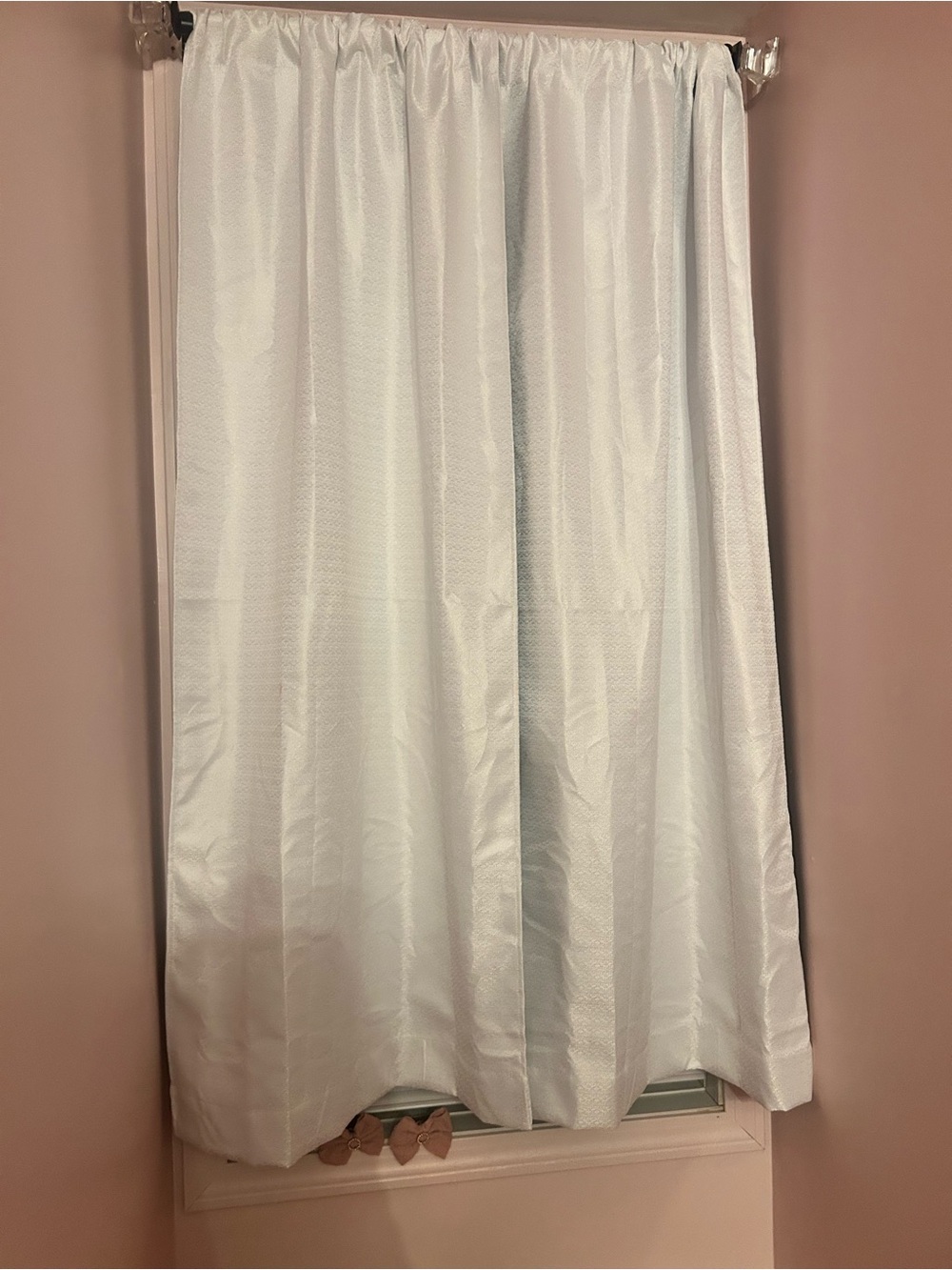 Silver Gray 99% Blackout Curtains – 4 Panel Set, 28” x 63”